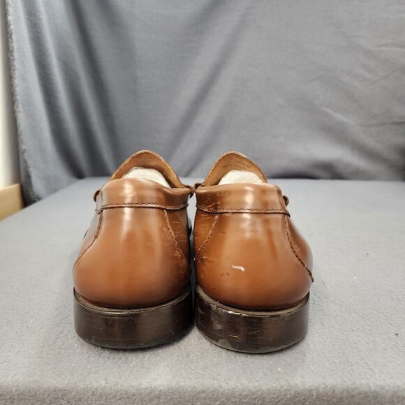 GH Bass Weejuns Mens 10.5D Brown Leather Penny Loafers Classic main image 5